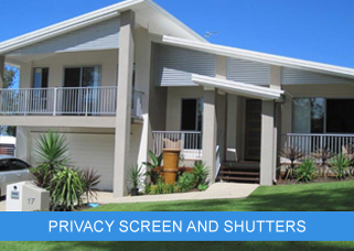 PRIVACY SCREEN AND SHUTTERS